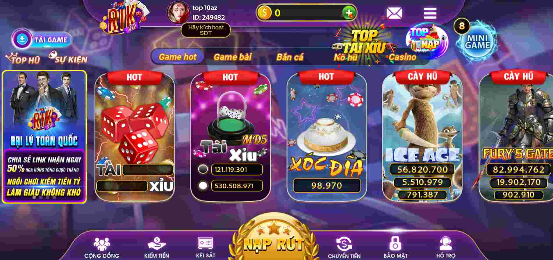 7Ball độc quyền cung cấp nhiều tựa game nổi tiếng - 7Ball